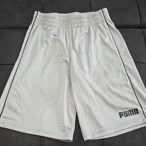 Puma Light Gray Athletic Shorts
